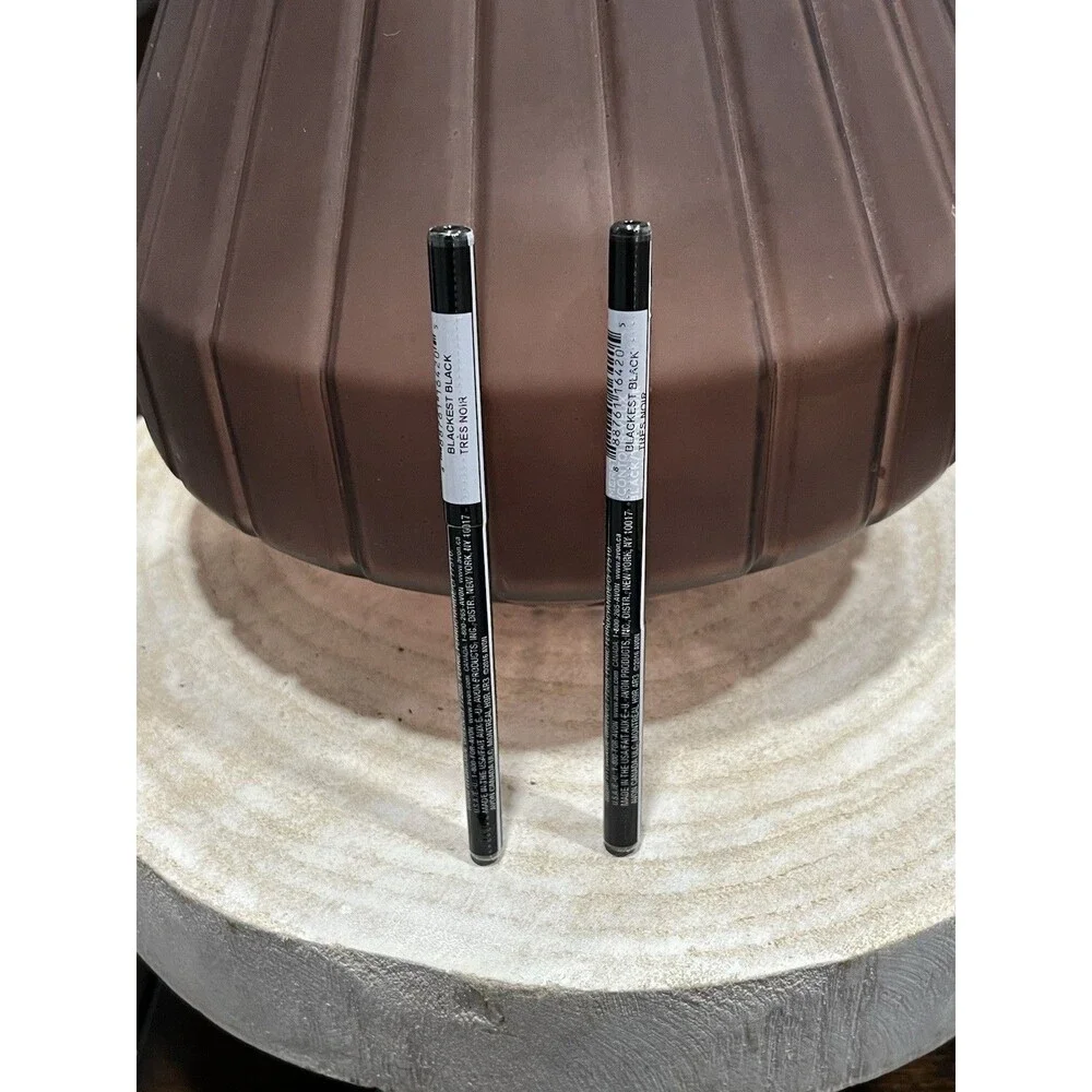Avon True Color GLIMMERSTICKS eyeliner BLACKEST BLACK - Lot of 2 - NEW